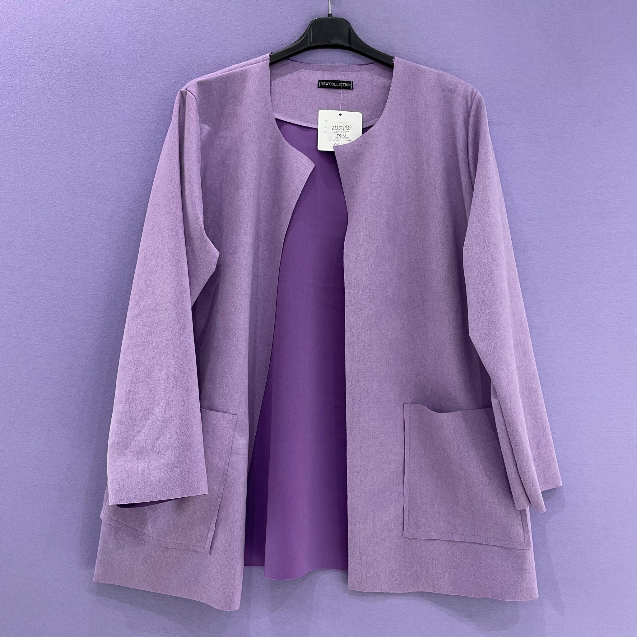 Giacca eco-dainetto curvy - Prima Fila Moda Curvy