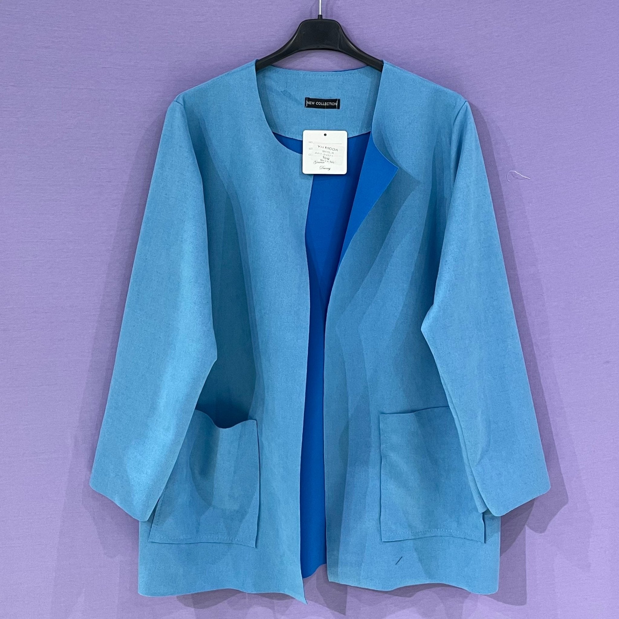 Giacca eco-dainetto curvy - Prima Fila Moda Curvy