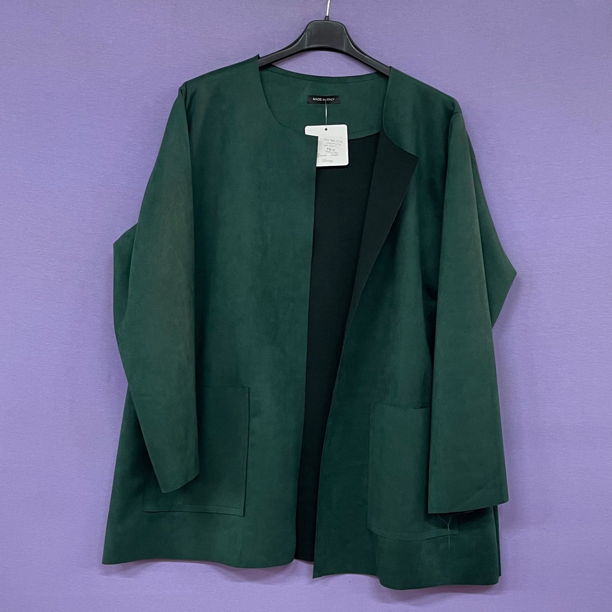 Giacca eco-dainetto curvy - Prima Fila Moda Curvy