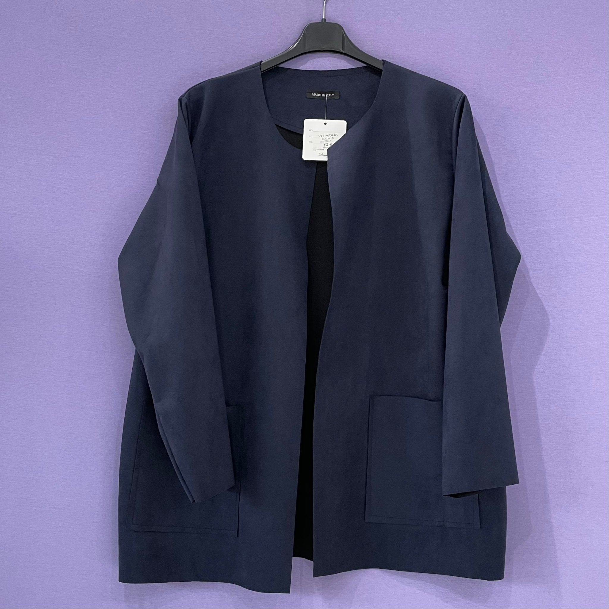 Giacca eco-dainetto curvy - Prima Fila Moda Curvy