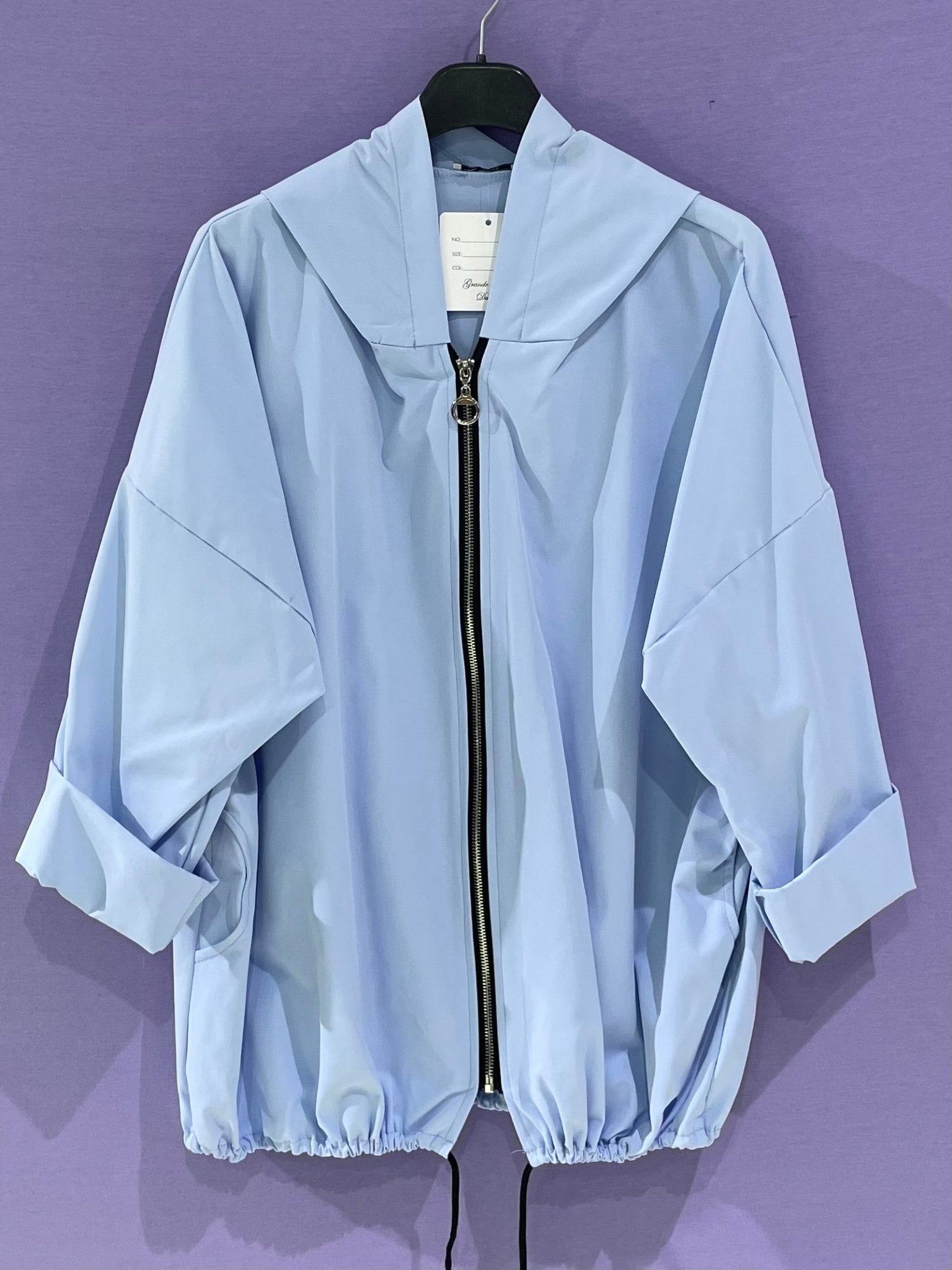Impermeabile con cappuccio curvy - Prima Fila Moda Curvy