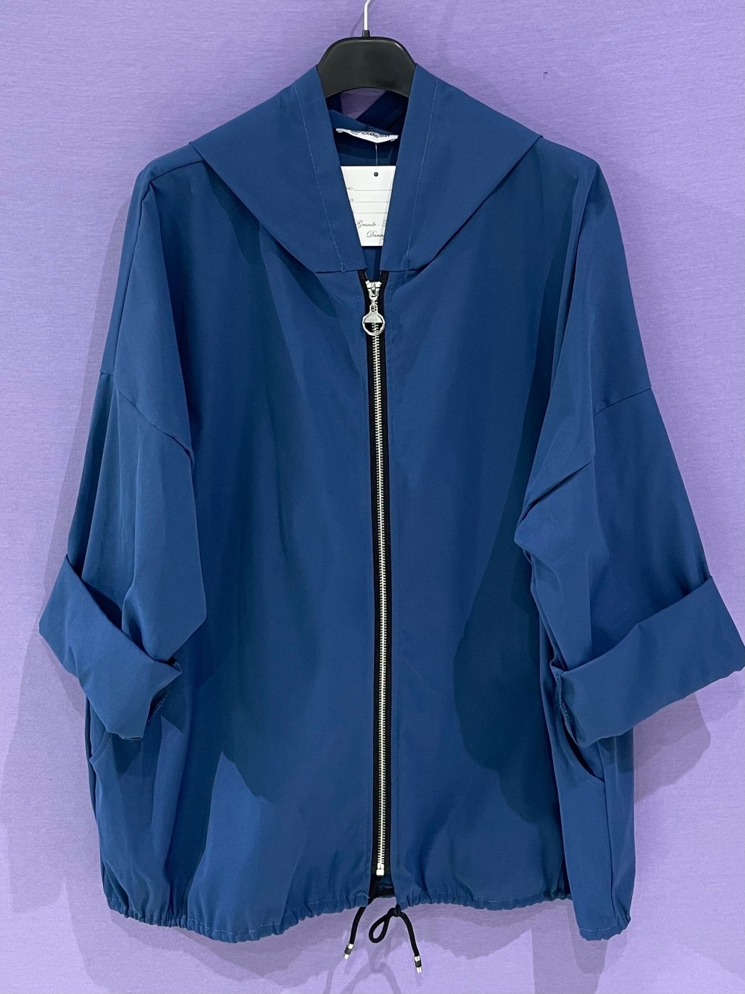 Impermeabile con cappuccio curvy - Prima Fila Moda Curvy
