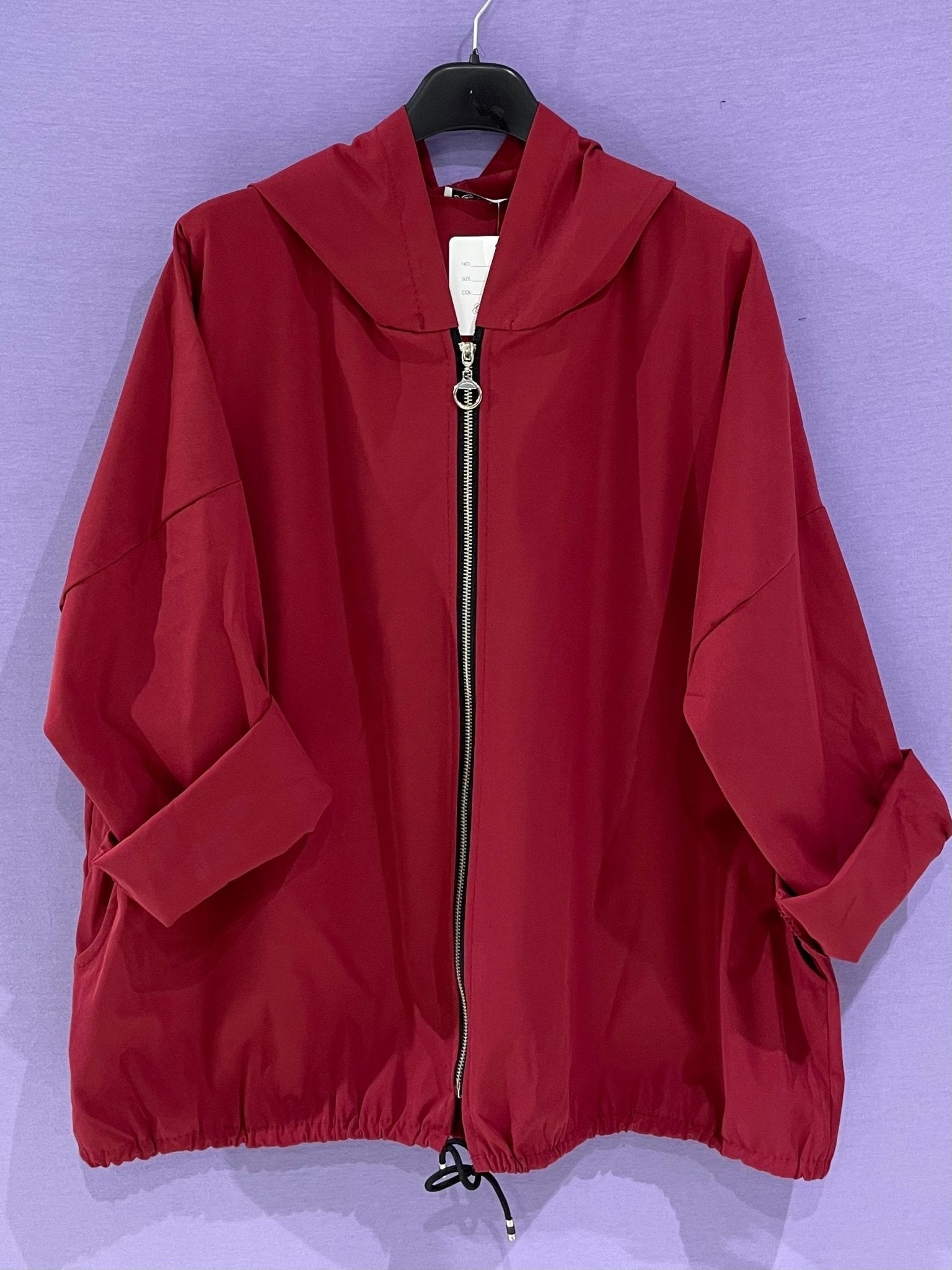 Impermeabile con cappuccio curvy - Prima Fila Moda Curvy