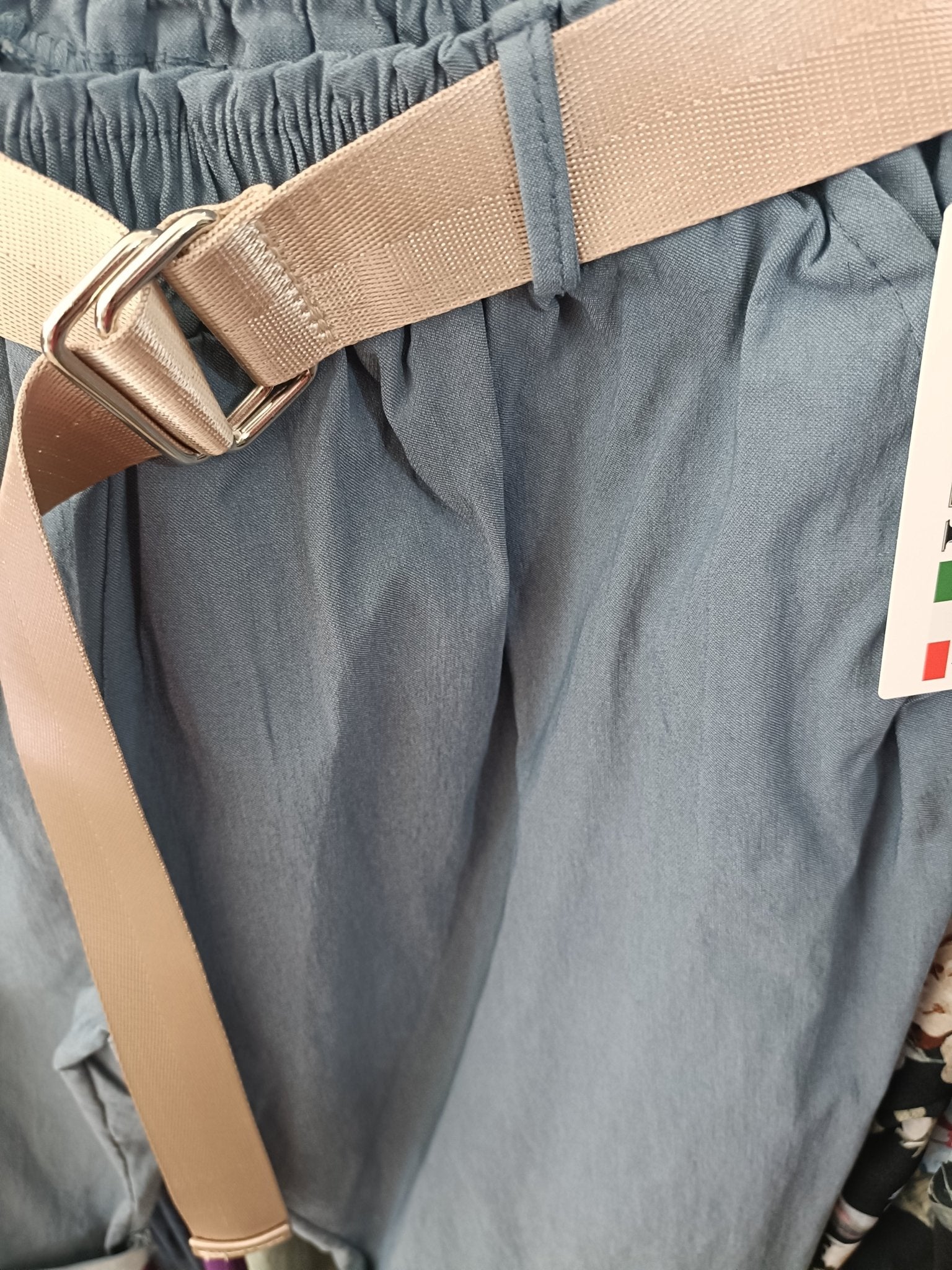 Jeansetto Bermuda magico elasticizzato con cintura - Prima Fila Moda Curvy