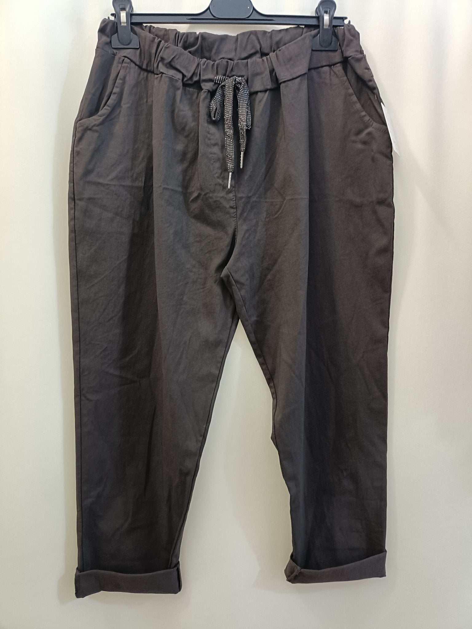 Jeansetto Curvy cioccolato - Prima Fila Moda Curvy