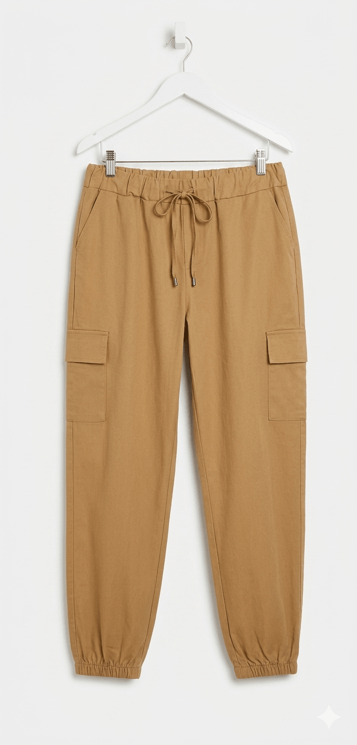 Jeansetto Laccio Lurex modello Cargo con polsino sul fondo - Prima Fila Moda Curvy
