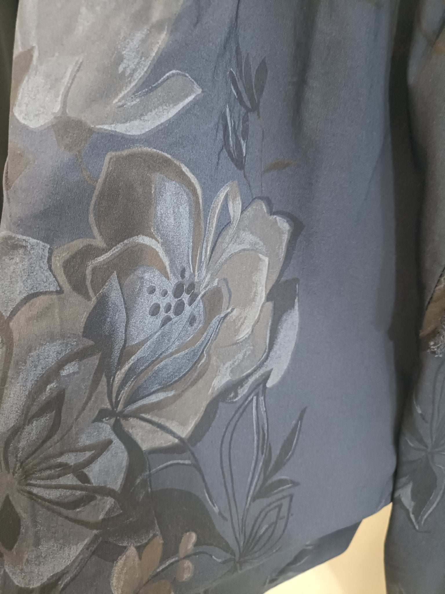 Jeansetto magico laccio stampa floreale - Prima Fila Moda Curvy