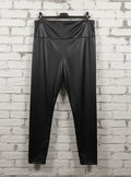Leggings ecopelle elasticizzato donna - Prima Fila Moda Curvy