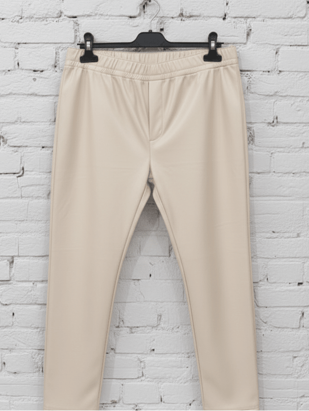 Leggings ecopelle felpato donna curvy - Prima Fila Moda Curvy