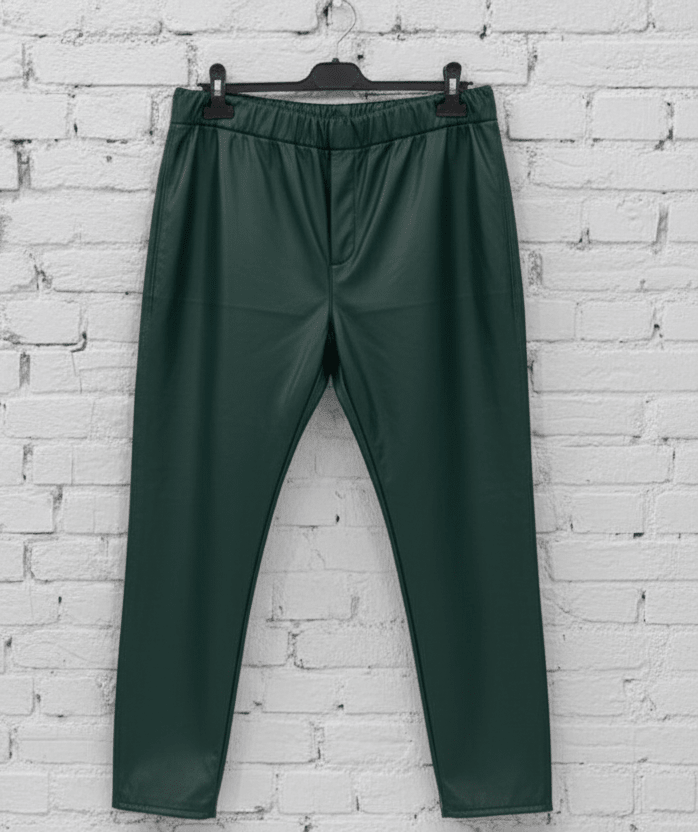 Leggings ecopelle felpato donna curvy - Prima Fila Moda Curvy
