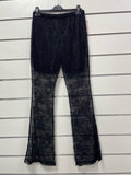 Leggings pizzo con copertura interna a zampa - Prima Fila Moda Curvy