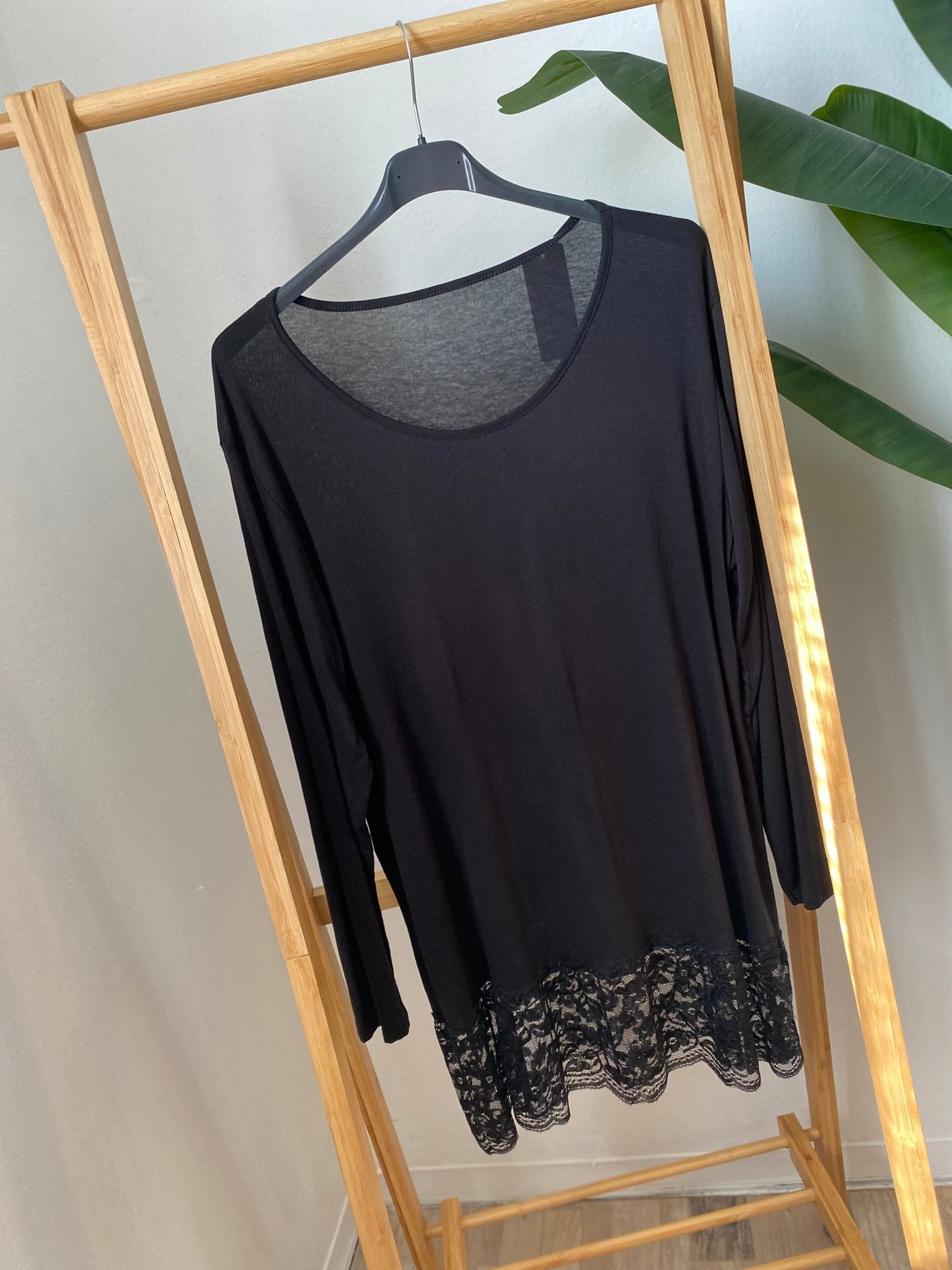 Maglia fondo pizzo - Prima Fila Moda Curvy