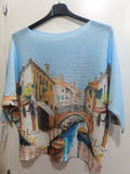 Maglia Venezia manica 3/4 - taglie comode - Prima Fila Moda Curvy