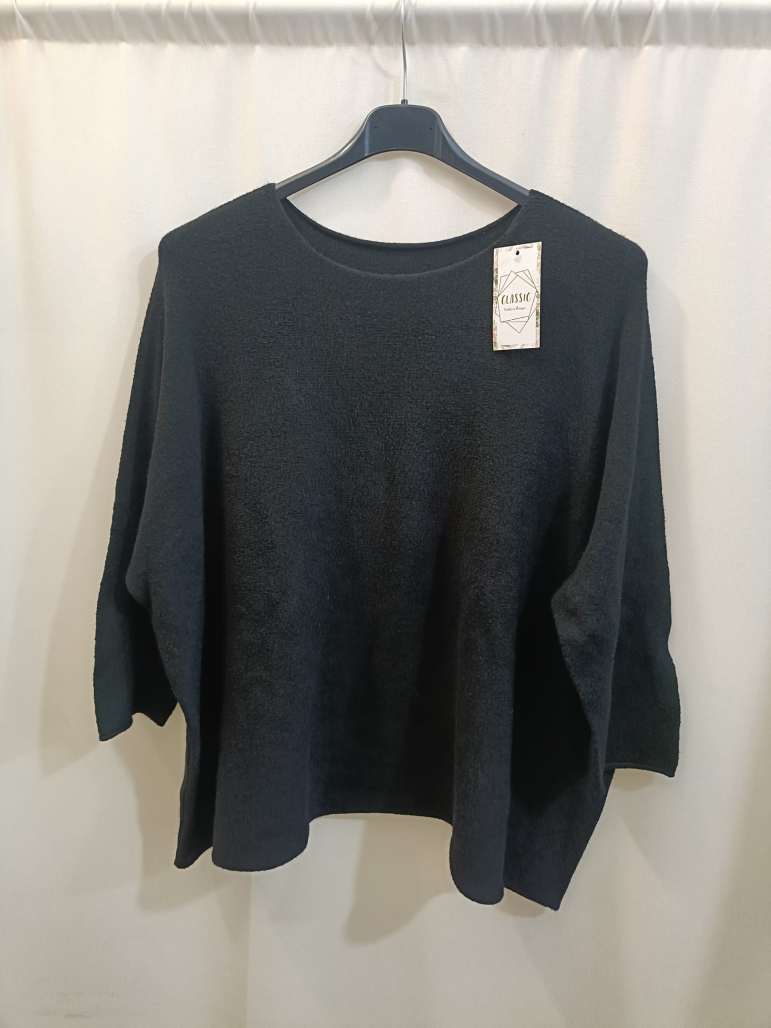 Maglioncino medio peso elasticizzato curvy - Prima Fila Moda Curvy