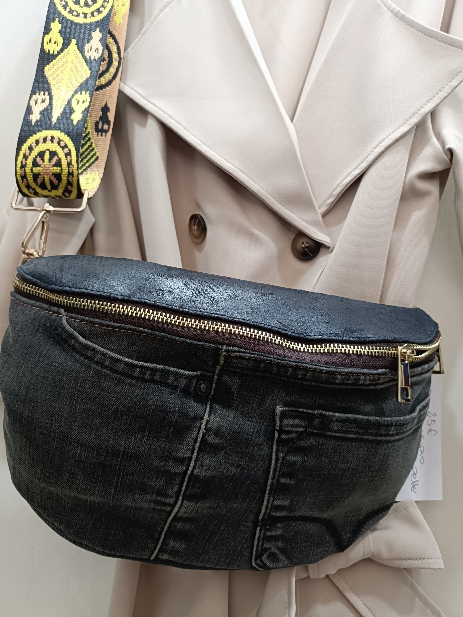 Marsupio Jeans e pelle - Prima Fila Moda Curvy