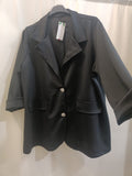 Maxi blazer bottoni gioiello curvy - Prima Fila Moda Curvy