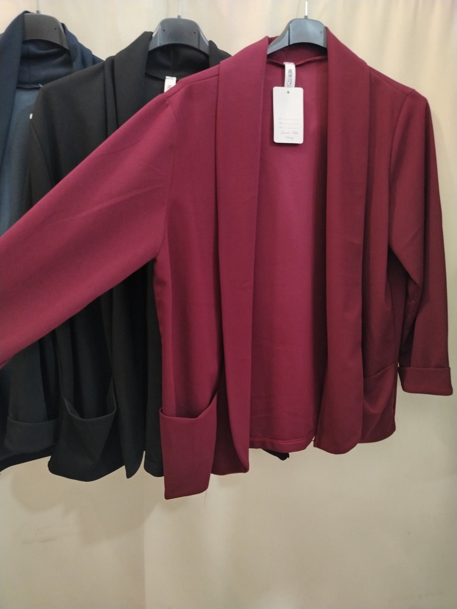 Maxi Blazer Oversize con tasche - taglie comode XL 5XL - Prima Fila Moda Curvy