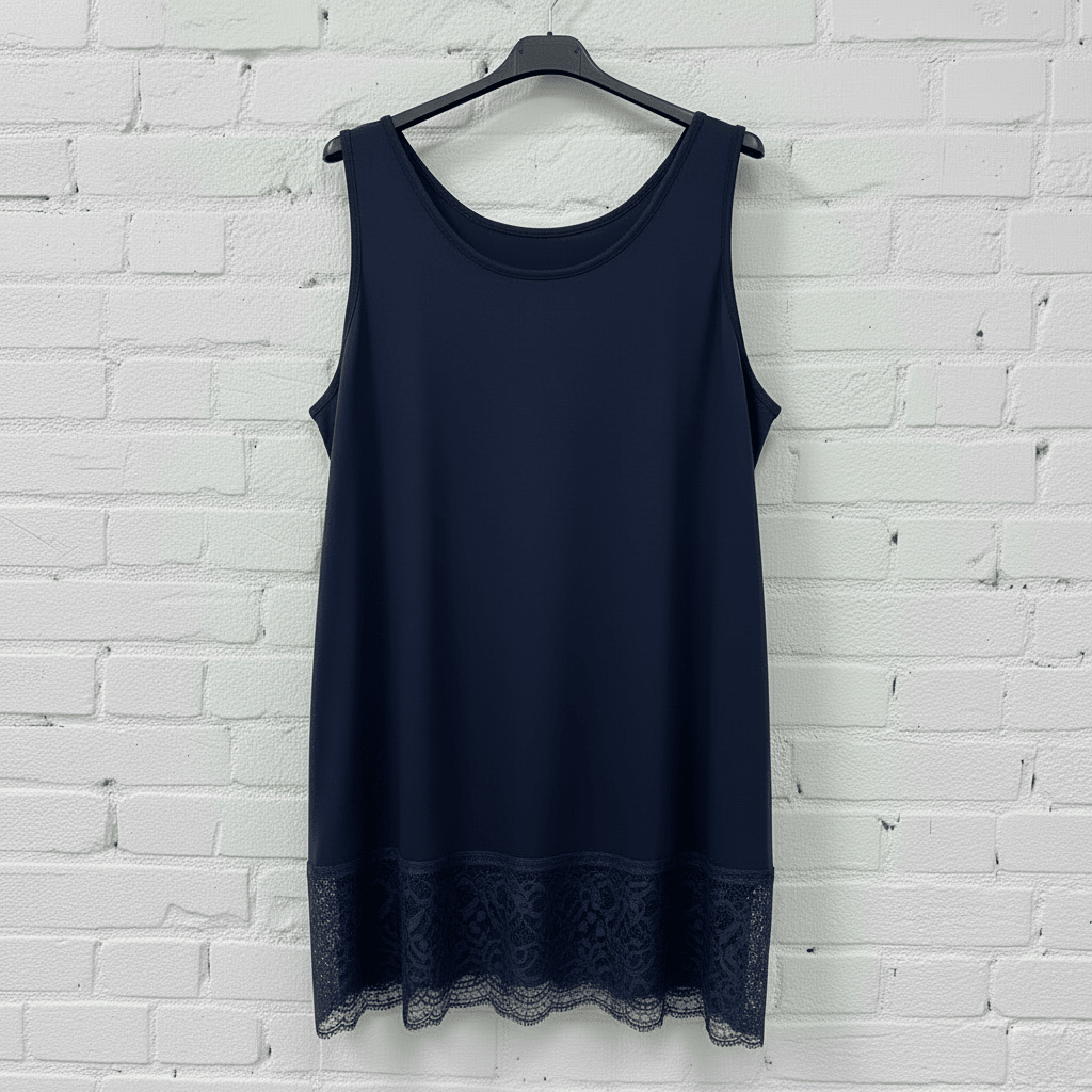 Maxi canotta con pizzo donna curvy - Prima Fila Moda Curvy