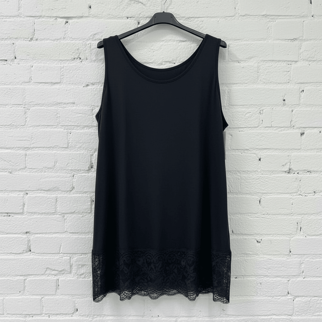 Maxi canotta con pizzo donna curvy - Prima Fila Moda Curvy