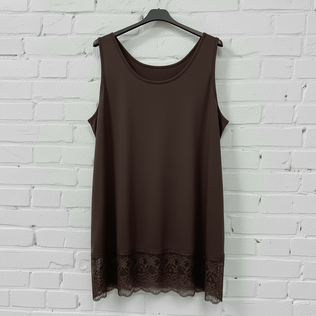 Maxi canotta con pizzo donna curvy - Prima Fila Moda Curvy