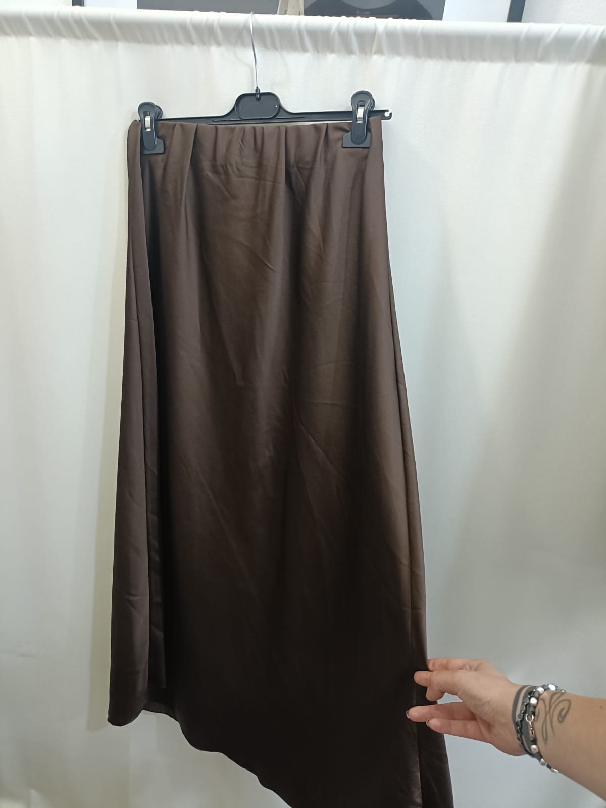 Maxi Gonna Raso taglie comode - XL 3XL - Prima Fila Moda Curvy