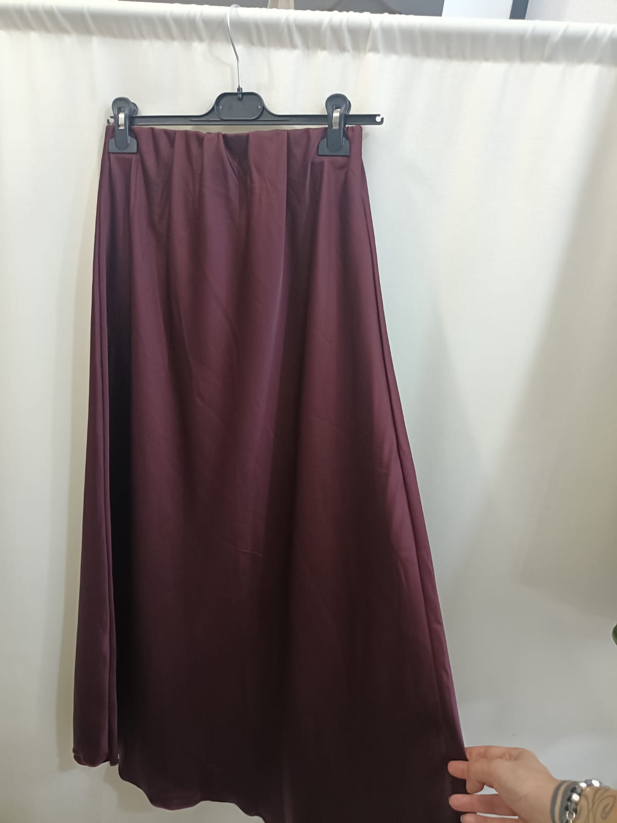 Maxi Gonna Raso taglie comode - XL 3XL - Prima Fila Moda Curvy
