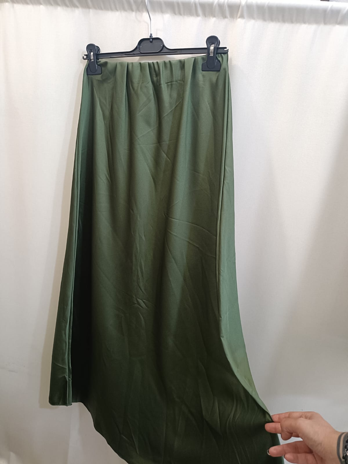 Maxi Gonna Raso taglie comode - XL 3XL - Prima Fila Moda Curvy