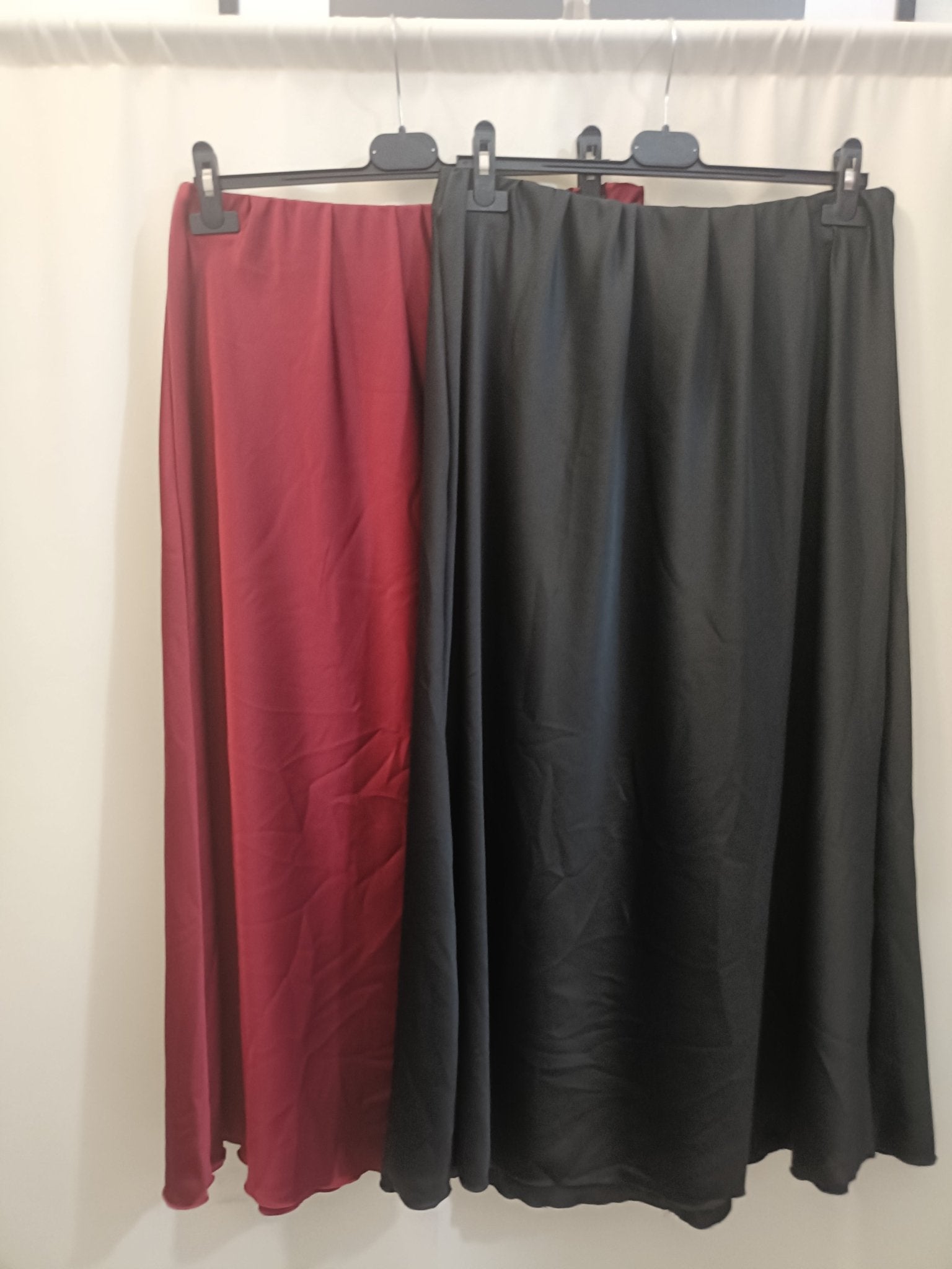 Maxi Gonna Raso taglie comode - XL 4XL - Prima Fila Moda Curvy
