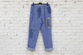 Maxi jeansetto applicazioni macramè laccio curvy - Prima Fila Moda Curvy
