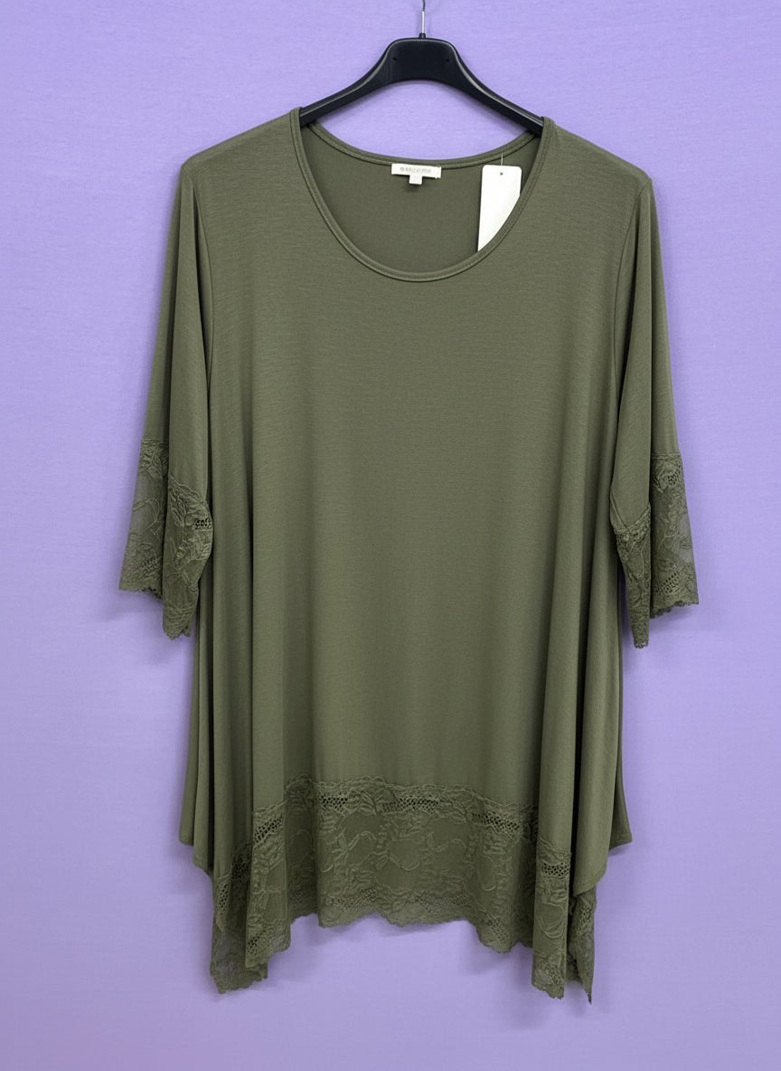 Maxi maglia pizzo curvy - Prima Fila Moda Curvy