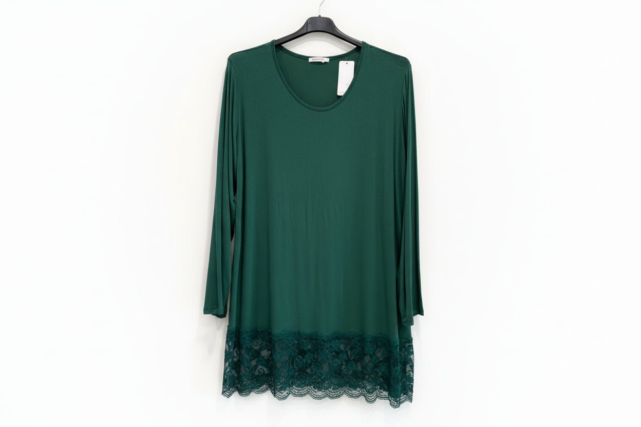 Maxi Maglia Pizzo manica lunga - Prima Fila Moda Curvy