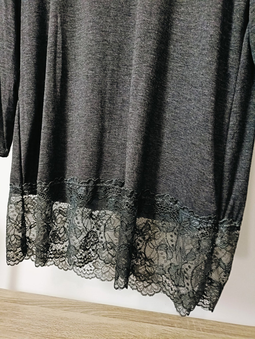 Maxi Maglia Pizzo manica lunga cuvry