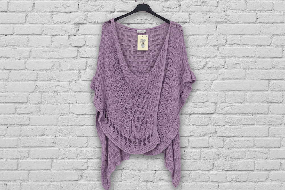 Maxi maglia rete intrecciata curvy