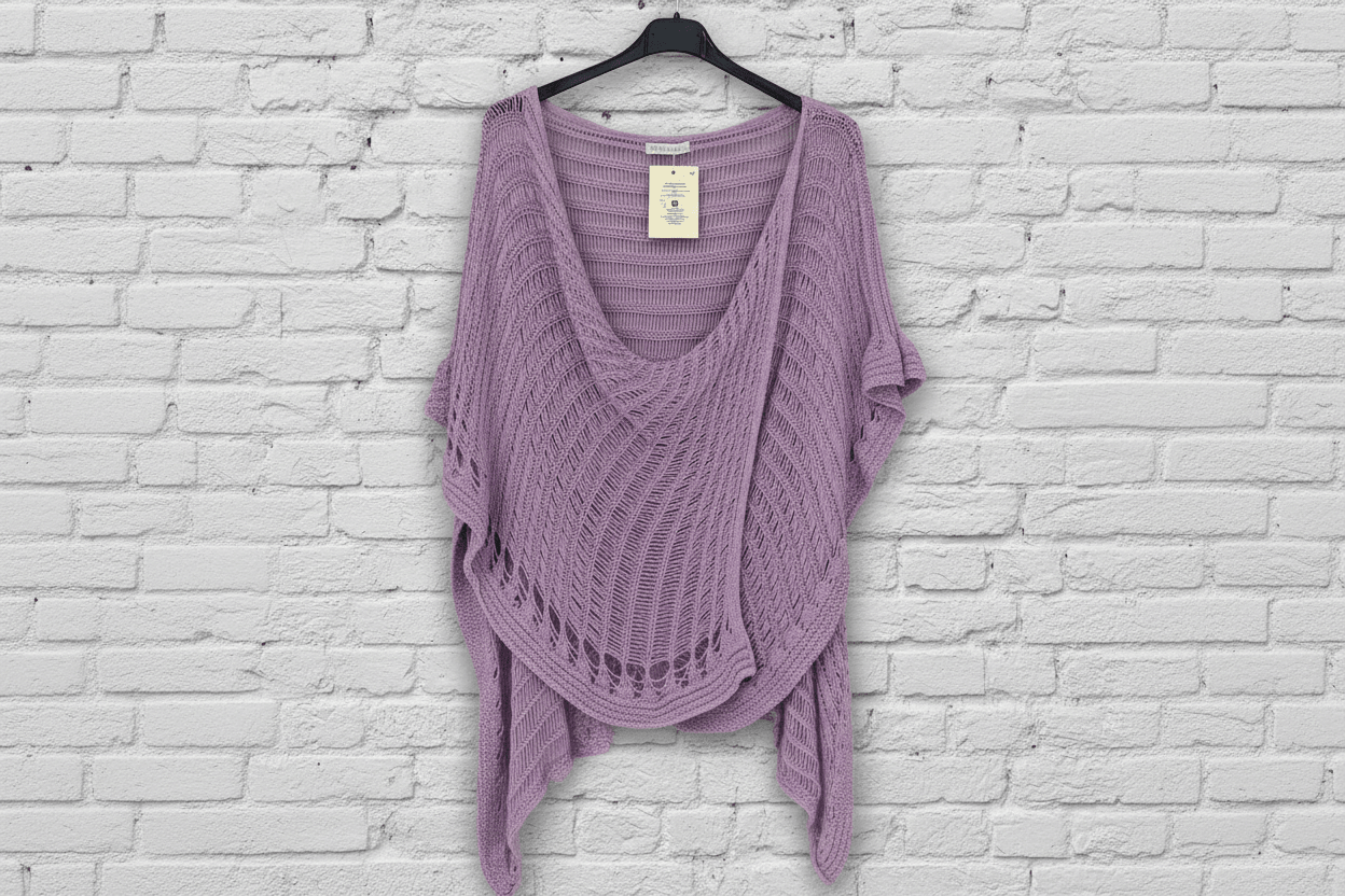 Maxi maglia rete intrecciata curvy - Prima Fila Moda Curvy