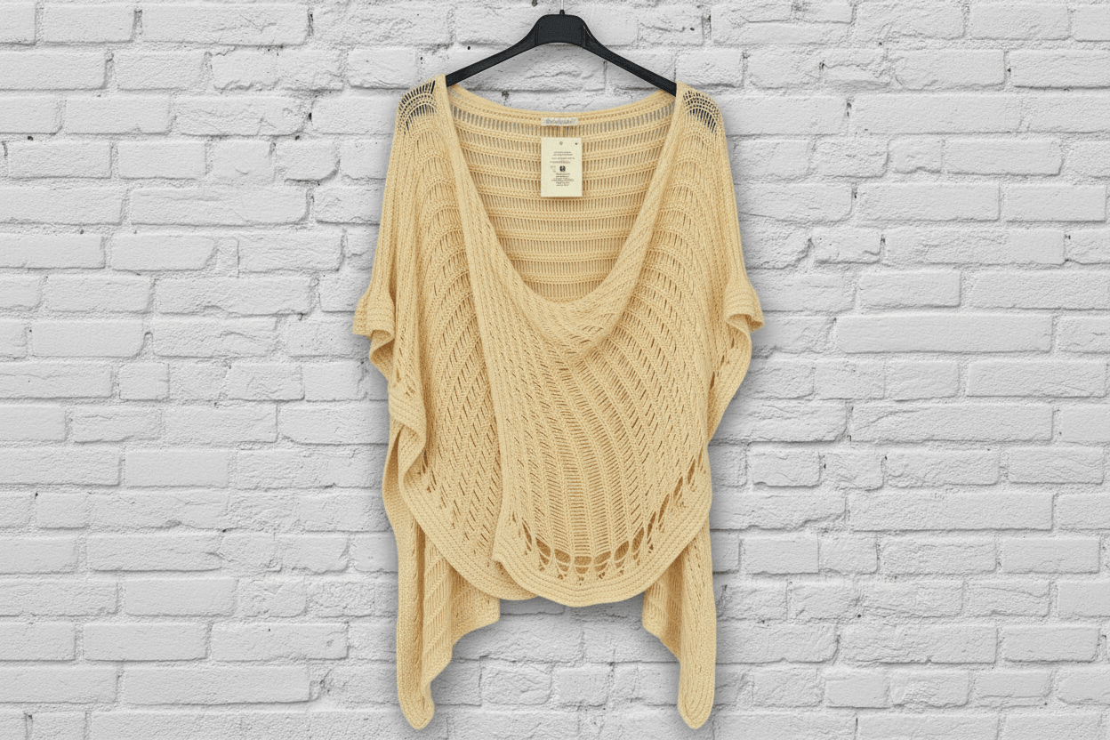 Maxi maglia rete intrecciata curvy - Prima Fila Moda Curvy