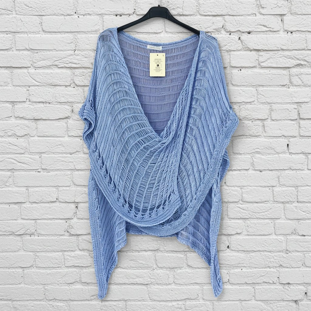 Maxi maglia rete intrecciata curvy - Prima Fila Moda Curvy