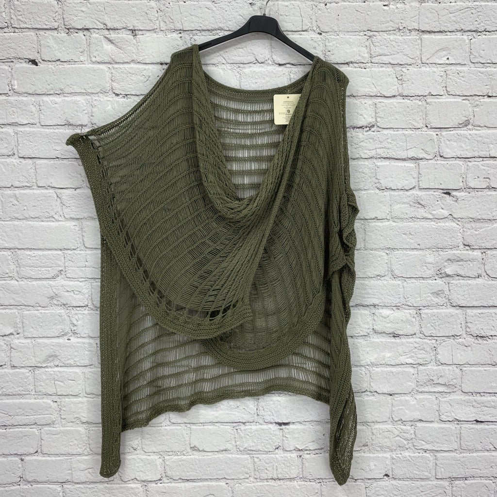 Maxi maglia rete intrecciata curvy - Prima Fila Moda Curvy