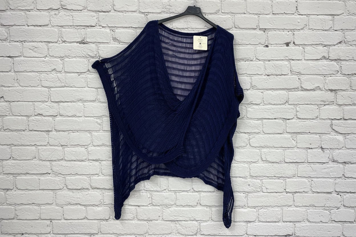 Maxi maglia rete intrecciata curvy - Prima Fila Moda Curvy
