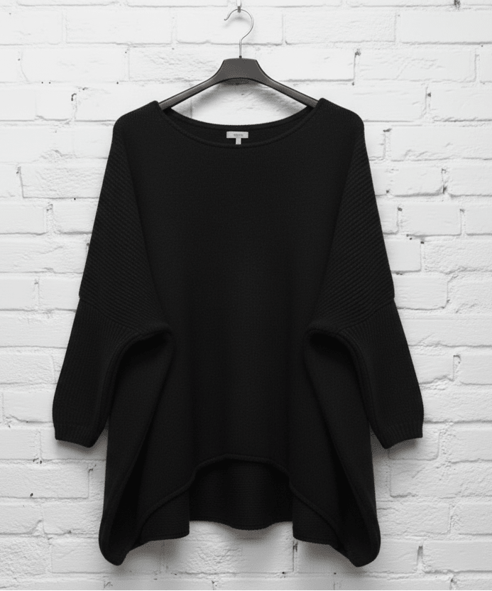 Maxi maglione taglio concavo donna curvy - Prima Fila Moda Curvy