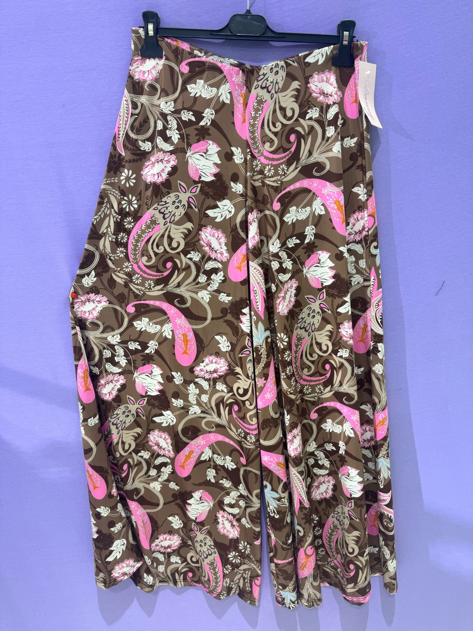 Maxi pantagonna fantasia curvy - Prima Fila Moda Curvy
