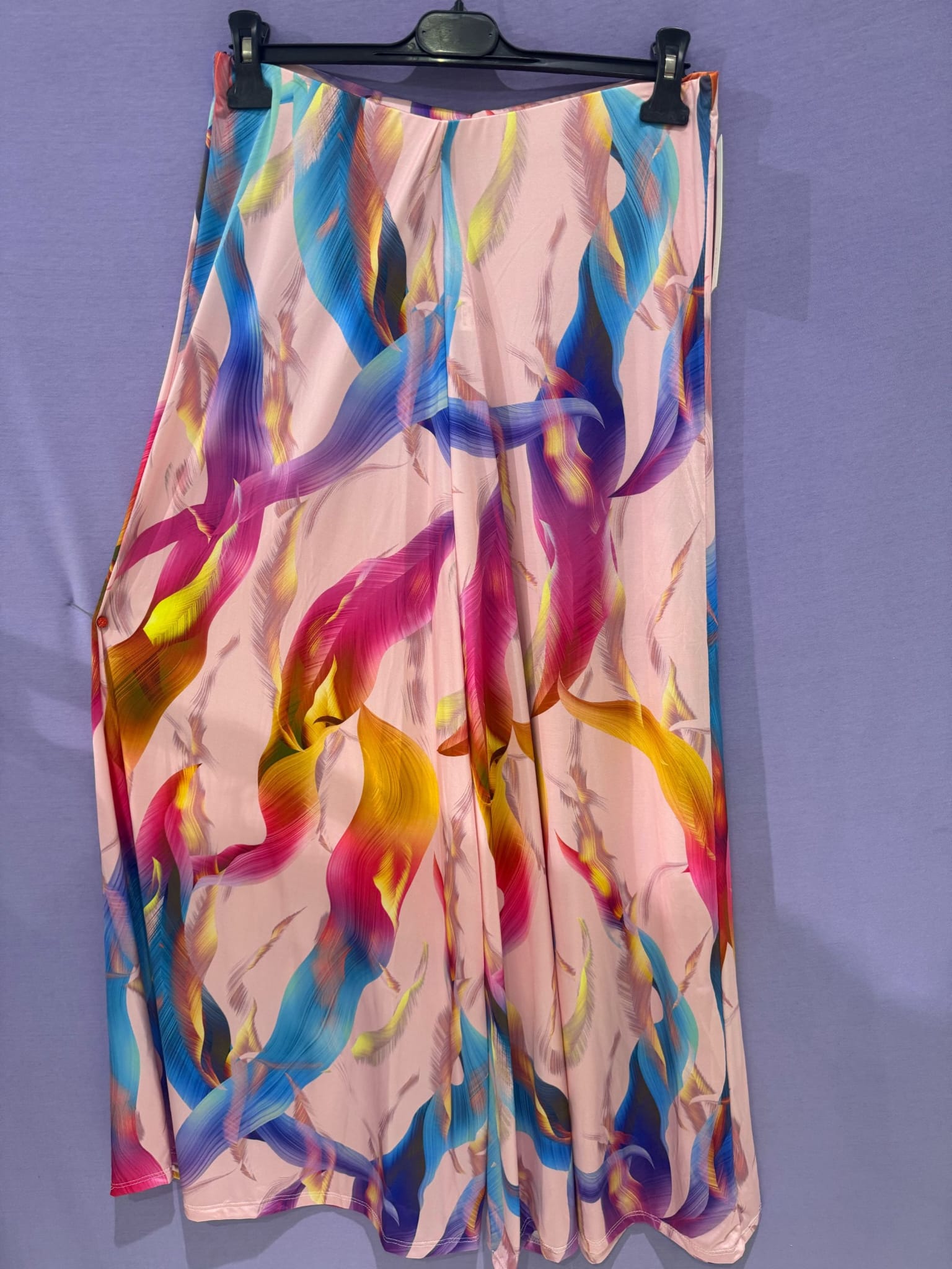 Maxi pantagonna fantasia curvy - Prima Fila Moda Curvy