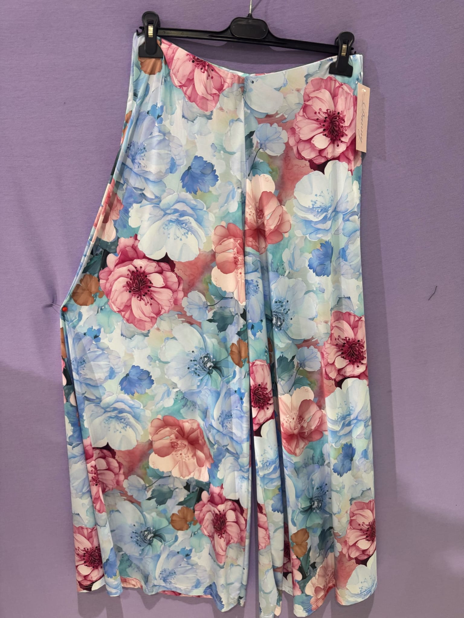 Maxi pantagonna fantasia curvy - Prima Fila Moda Curvy