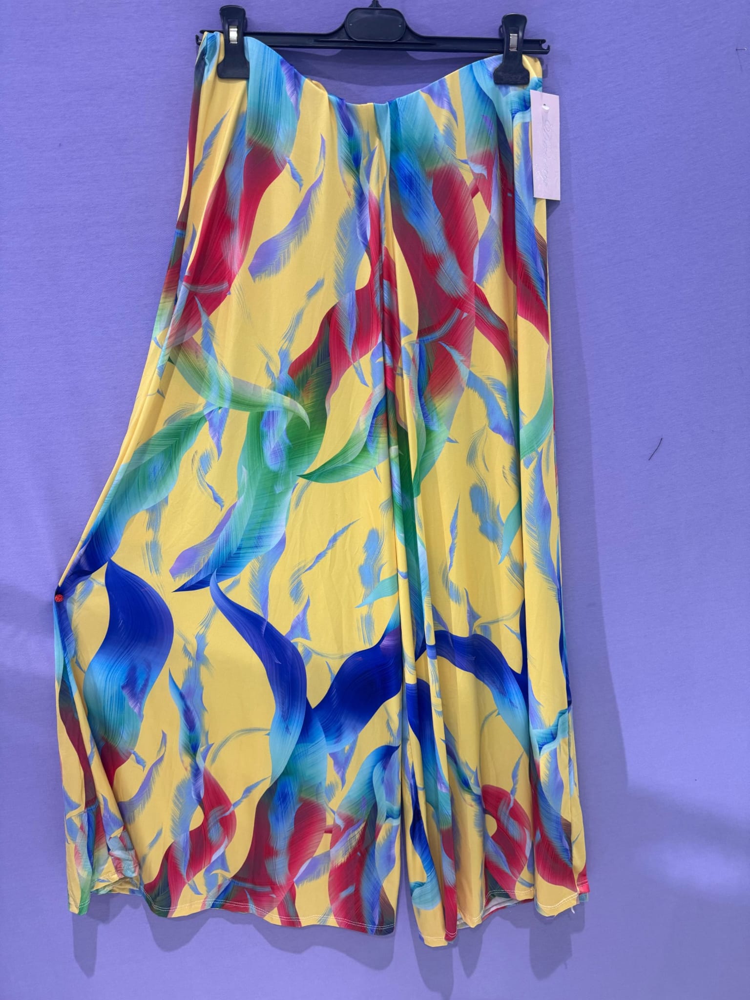 Maxi pantagonna fantasia curvy - Prima Fila Moda Curvy