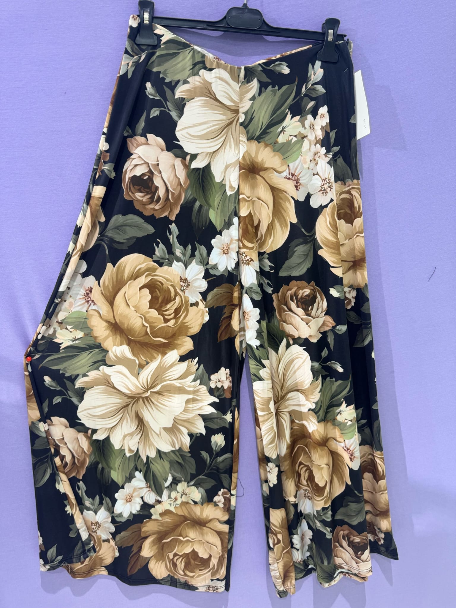 Maxi pantagonna fantasia curvy - Prima Fila Moda Curvy