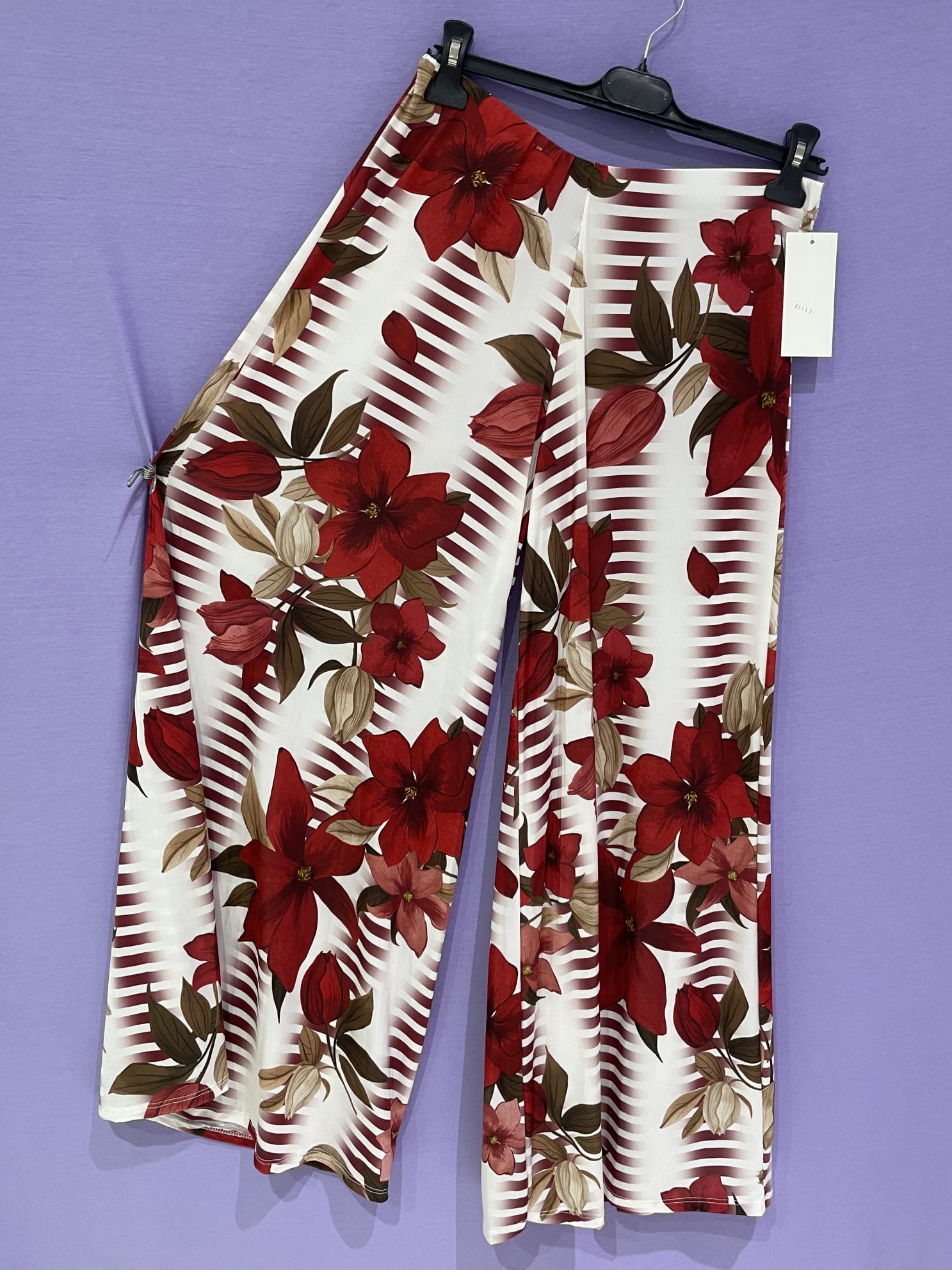 Maxi pantagonna fantasia curvy - Prima Fila Moda Curvy