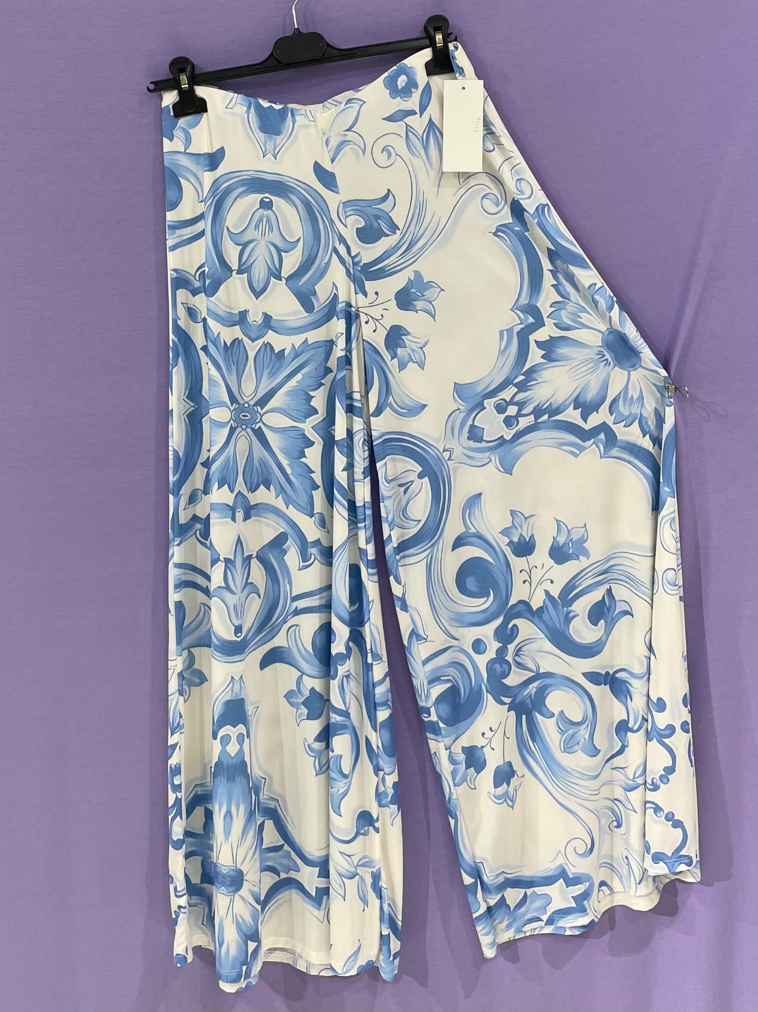 Maxi pantagonna fantasia curvy - Prima Fila Moda Curvy