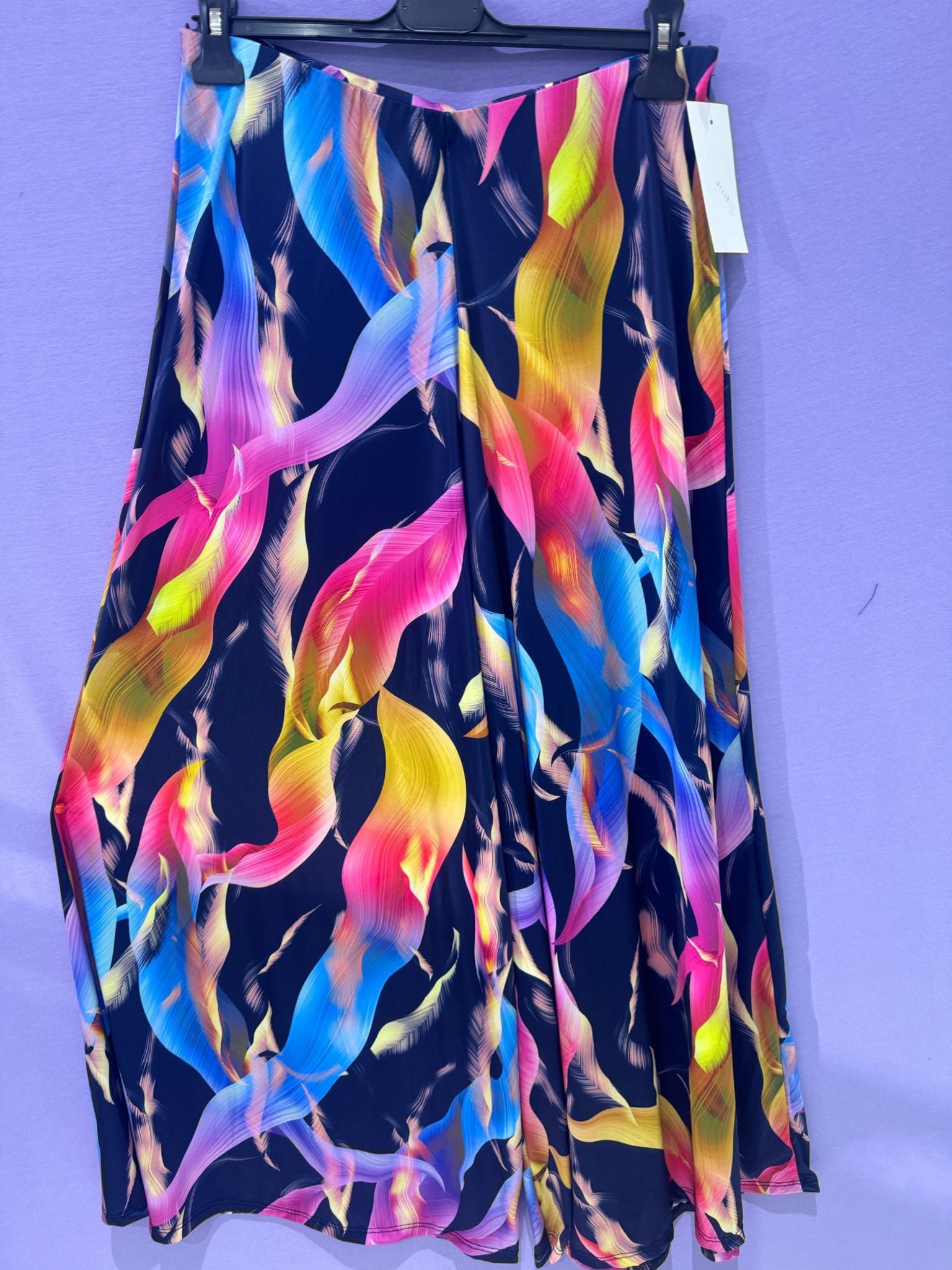 Maxi pantagonna fantasia curvy - Prima Fila Moda Curvy