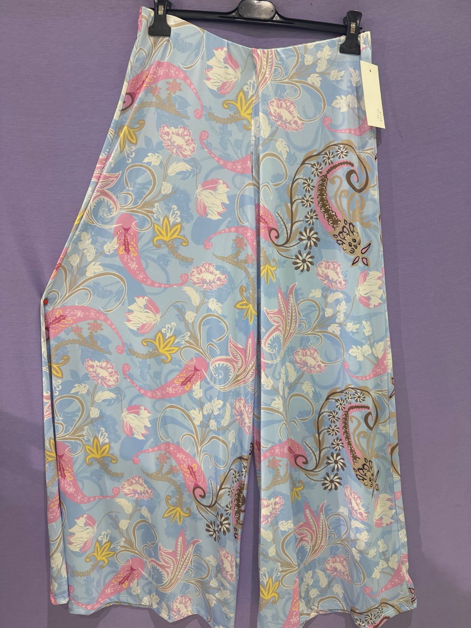 Maxi pantagonna fantasia curvy - Prima Fila Moda Curvy