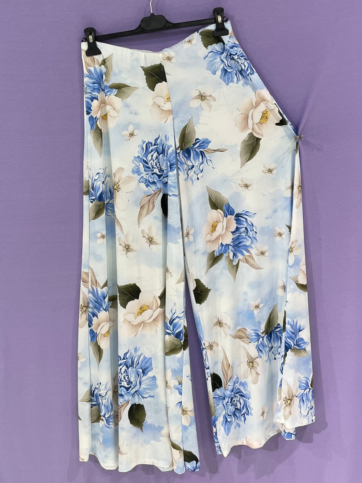 Maxi pantagonna fantasia curvy - Prima Fila Moda Curvy