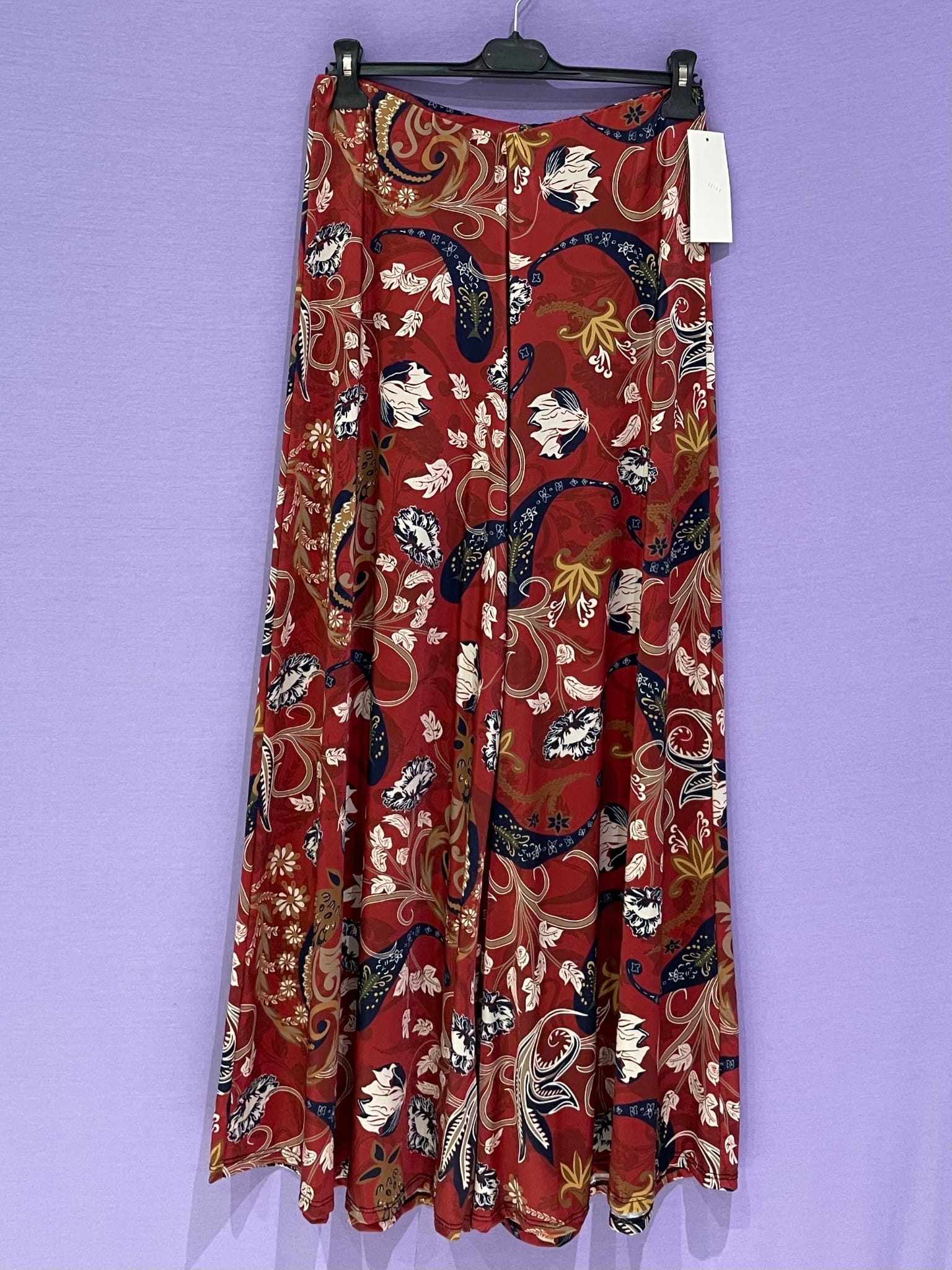Maxi pantagonna fantasia curvy - Prima Fila Moda Curvy
